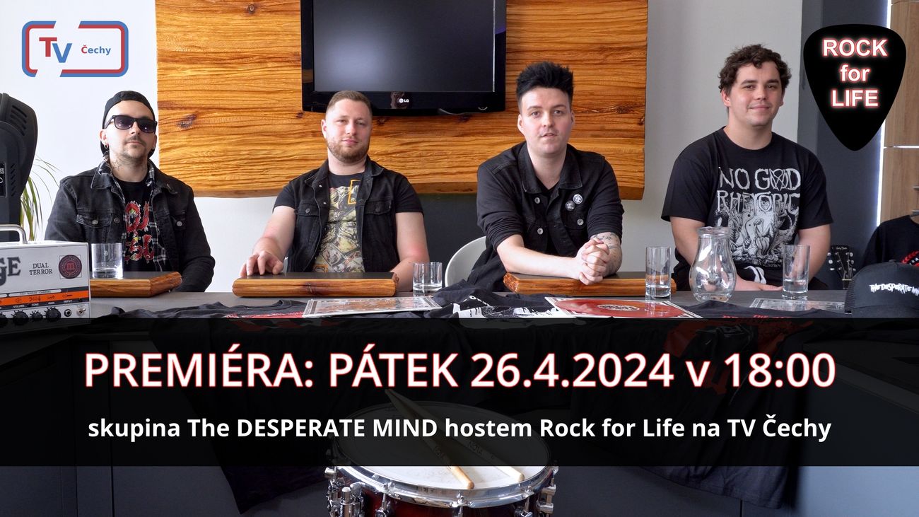 Pozvánka na Rock for Life – The Desperate Mind
